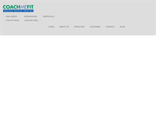 Tablet Screenshot of coachmefit.com